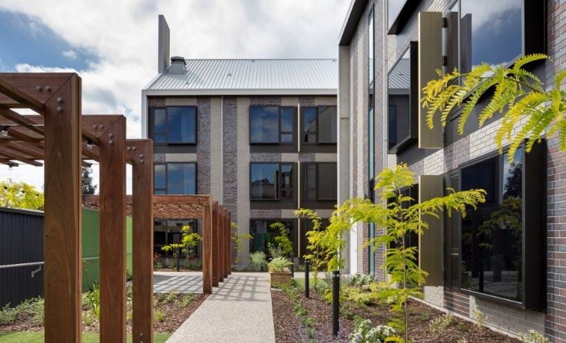 St Georges Hospital residential aged care exterior garden St Georges Hospital residential aged care exterior garden